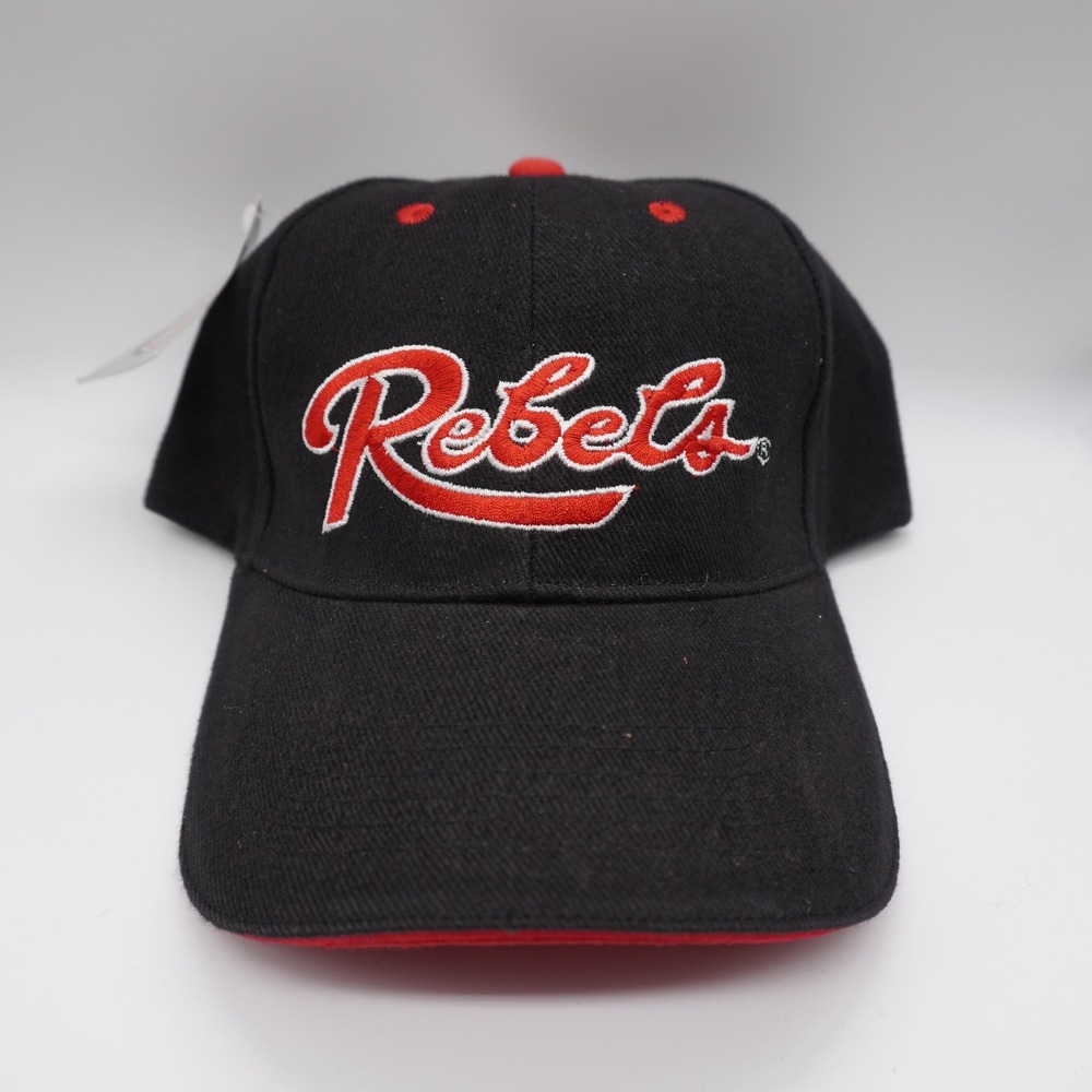 Donegal‎ Bay UNLV Rebels Hat Mens OSFA Black Red Embroidered Adjustable Cap